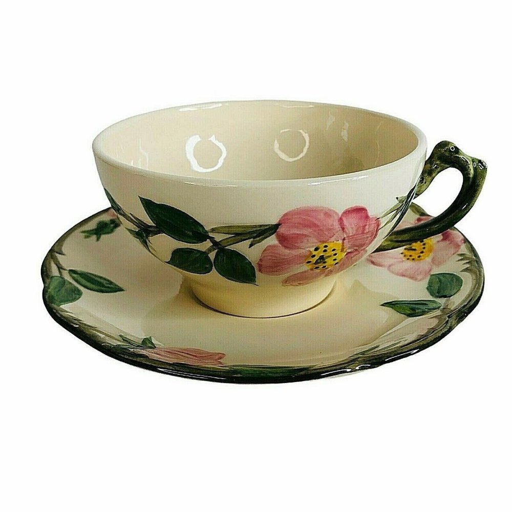 Franciscan Desert Rose‎ Cup & Saucer Set Round